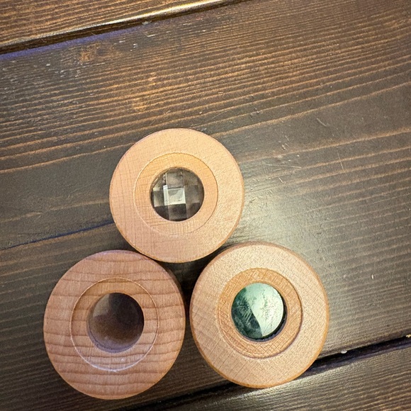 Manhattan Toy Wooden Camera - Natural and Teal - Picture 5 of 8